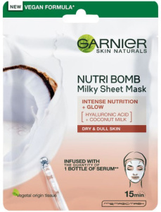 Garnier Skin Naturals Nutri Bomb Milky Sheet Mask Coconut (28g)