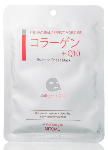 Mitomo Collagen & Q10 Essence Mask (25g)