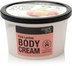 Organic Shop Body Cream Pink Lychee (250mL)
