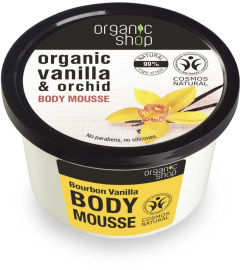 Organic Shop Body Mousse Vanilla & Orchid (250mL)