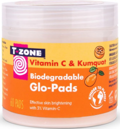 T-Zone Skincare Biodegrade Glo Pads Vitamin C & Kumquat (60pcs)