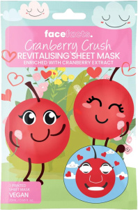 Face Facts Revitalising Sheet Face Mask Cranberry Crush (20mL)