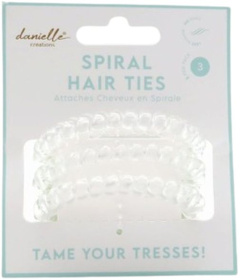 Danielle Spiral Hair Ties (3pcs)