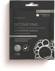 BeautyPro Detoxifying Foaming Mask With Activated Charcoal