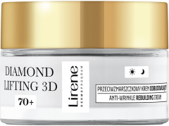 Lirene Diamond Lifting 3D Anti-Wrinkle Rebuilding Day & Night Cream 70+ (50mL)
