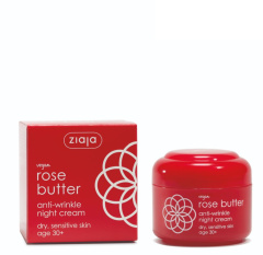 Ziaja Rose Butter Anti-Wrinkle Night Cream 30+ (50mL)