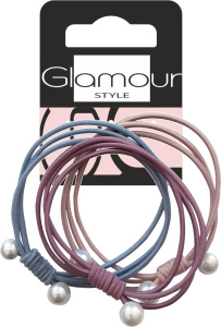 Glamour Hair Scrunchie Pearls (3pcs)