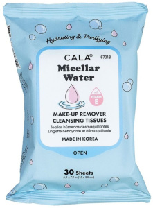 Cala Micellar Water Make-Up Remover Cleansing Tissues (30pcs)