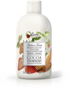 Rudy Italian Fruits Liquid Soap (500mL) Cocoa & Strawberry
