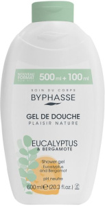 Byphasse Plaisir Nature Shower Gel Eucalyptus & Bergamot (600mL)