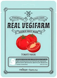forTheSkin Super Food Real Vegifarm Double Shot Mask (23mL) Tomato