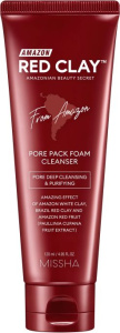 Missha Amazon Red Clay™ Pore Pack Foam Cleanser (120mL)