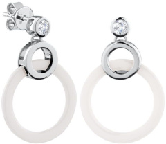 Dondella Earrings Triple Circle CJT36-2-E