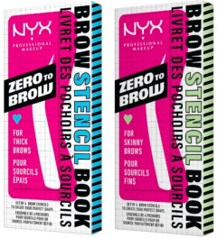 NYX Professional Makeup Zero To Brow Stencil (4pcs)