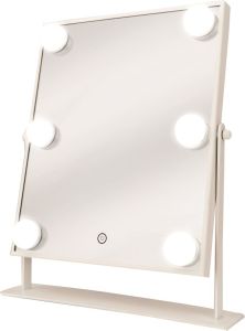 Danielle LED Hollywood Mirror With Bulbs White