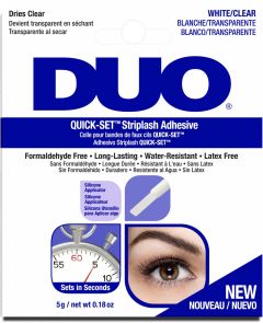 Ardell Duo Quick Set Striplash Adhesive White/Clear (5g)