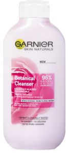 Garnier Skin Naturals Botanical Cleanser Milk Dry & Sensitive Skin (200mL) Rose Floral Water