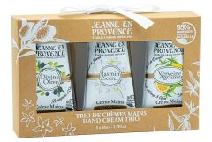 Jeanne en Provence Gift Set Hand Creams Olive, Jasmine, Citrus (3x75mL)