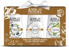 Jeanne en Provence Gift Set Hand Cream Olive, Jasmine, Verveine (3x50mL)