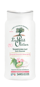 Le Petit Olivier Shampoo Gentle For Normal Hair Sweet Almond & Rice Cream (250mL)