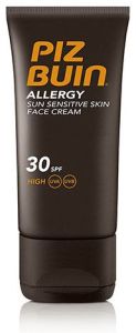 Piz Buin Allergy Sun Sensitive Skin Face Cream SPF30 (50mL) Against Allergies