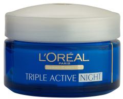 L'Oreal Paris Triple Active Moisturising Night Cream (50mL) All skin types
