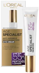 L'Oreal Paris Age Specialist 55+ Anti-Wrinkle Eye Cream (15mL)