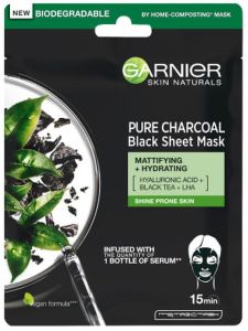 Garnier Skin Naturals Pure Charcoal Black Tissue Mask