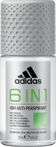 Adidas 6 in 1 Anti-Perspirant Roll-On Deodorant (50mL)