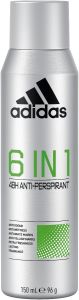 Adidas 6 in 1 Anti-Perspirant Deospray (150mL)