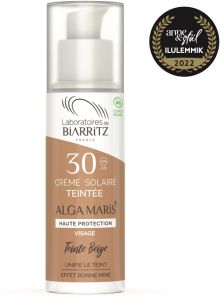 Laboratoires de Biarritz Certified Organic SPF30 Tinted Face Sun Cream (50mL)