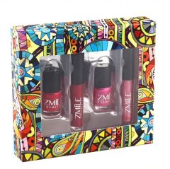 Zmile Cosmetics Beauty Set Perfect Look Red And Pink