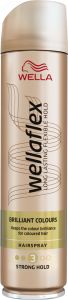 Wella Wellaflex Brilliant Colour Strong Hold Hairspray (250mL)
