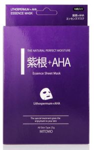 Mitomo Essence Mask with Aha and Lithospermum Box (10pcs)