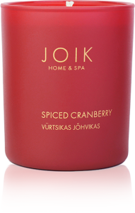 Joik Home & Spa Vegetable Wax Candle Spiced Cranberry (150g)