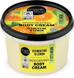 Organic Shop Invigorating Body Cream Clementine & Lemon (250mL)