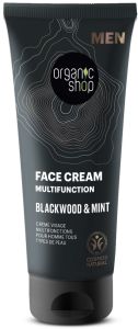 Organic Shop Men Multifunction Face Cream Blackwood & Mint (75mL)