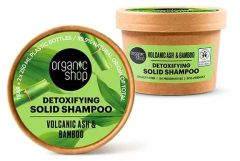 Organic Shop Volumizing Solid Shampoo Volcanic Ash & Bamboo (60g)