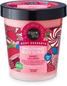 Organic Shop Body Desserts Smoothing Body Scrub Sweet Lollipop (450mL)