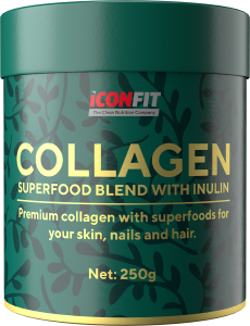 ICONFIT Collagen Superfoods (250g) Berries & Inulin Gooseberry, Blackcurrant