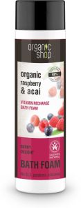 Organic Shop Vitamin Recharge Bath Foam Berry Delight Cosmos Natural (Bdih) (500mL)