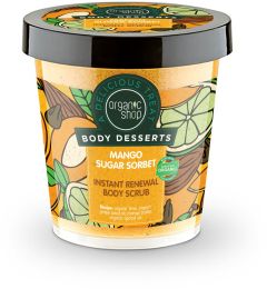 Organic Shop Body Desserts Mango Sugar Sorbet Body Scrub (450mL)