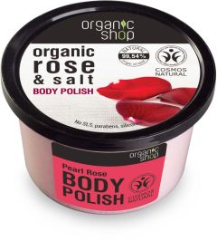Organic Shop Body Polish Pearl Rose (250mL)