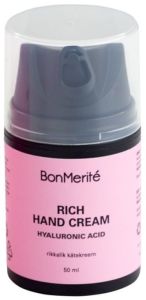 BonMerité Rich Hand Cream with Hyaluronic Acid (50mL)