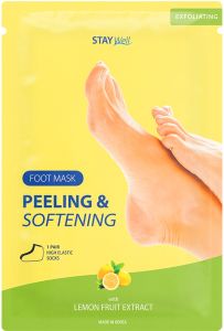 STAY Well Peeling & Softening Foot Mask Lemon (1pair)