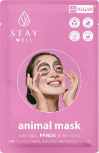STAY Well Animal Mask Panda (20g)