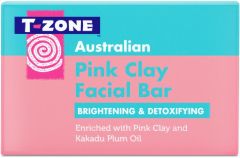 T-Zone Skincare Facial Cleasing Bar Pink Clay (100g)