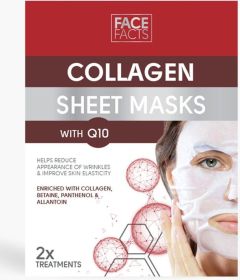 Face Facts Collagen & Q10 Sheet Mask (2pcs)