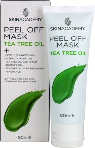 Skin Academy Indulge Peel Off Mask Tea Tree Oil (80mL)