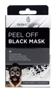 Skin Academy Peel Off Black Mask (4pcs of 8mL)